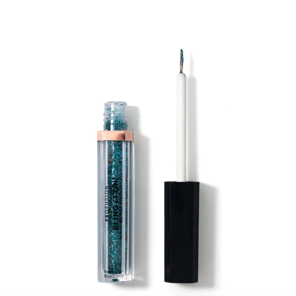 4 x Profusion Cosmetics Bling It On Liquid Glitter Eyeliner, Wise Sapphire